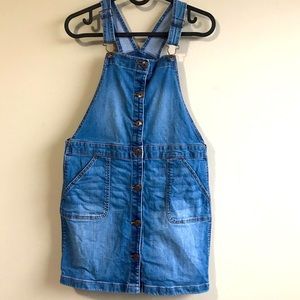 Oshkosh B’gosh blue denim skirt overall size 14